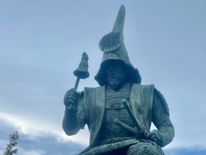 加藤照　王様の御休憩　コーケンの額縁つき 大谷光照 親鸞上人｜古美術・掛け軸の販売・買取・鑑定-松本松栄堂